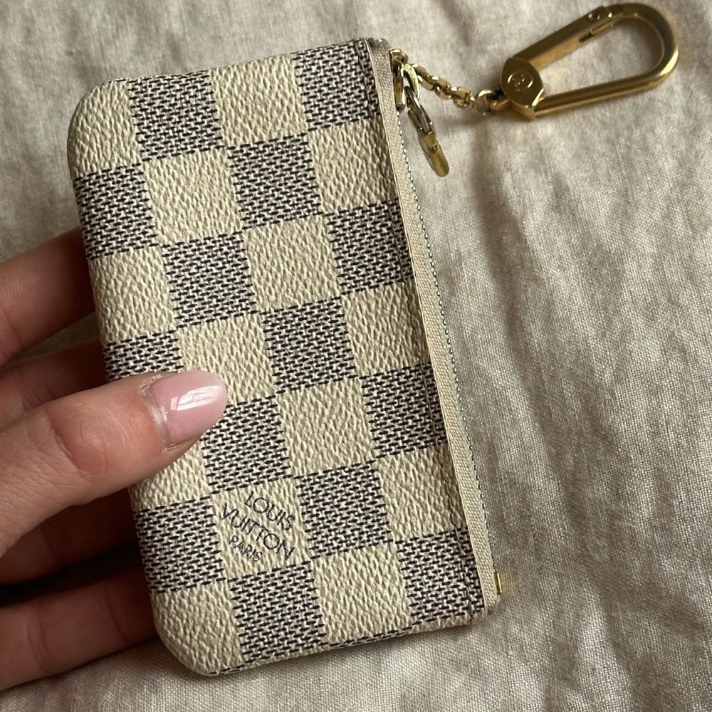 ๐ Louis Vuitton Damier Azur Key Cles DISCONTINUED! - Picture 2 of 8
